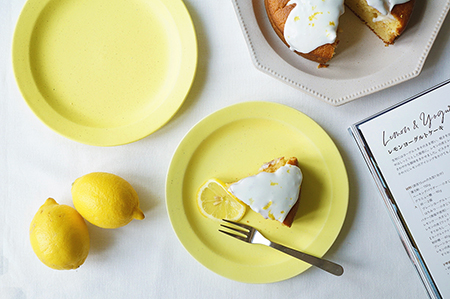 シトロン ラウンドリムプレート ６寸ケーキ皿